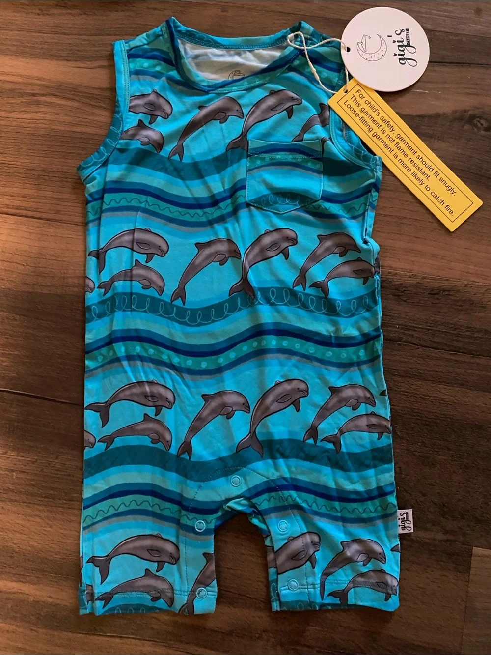 Bamboo romper size 18-24 months NWT
